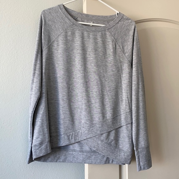 Grey Cross Front Sweatshirt - Picture 1 of 3
